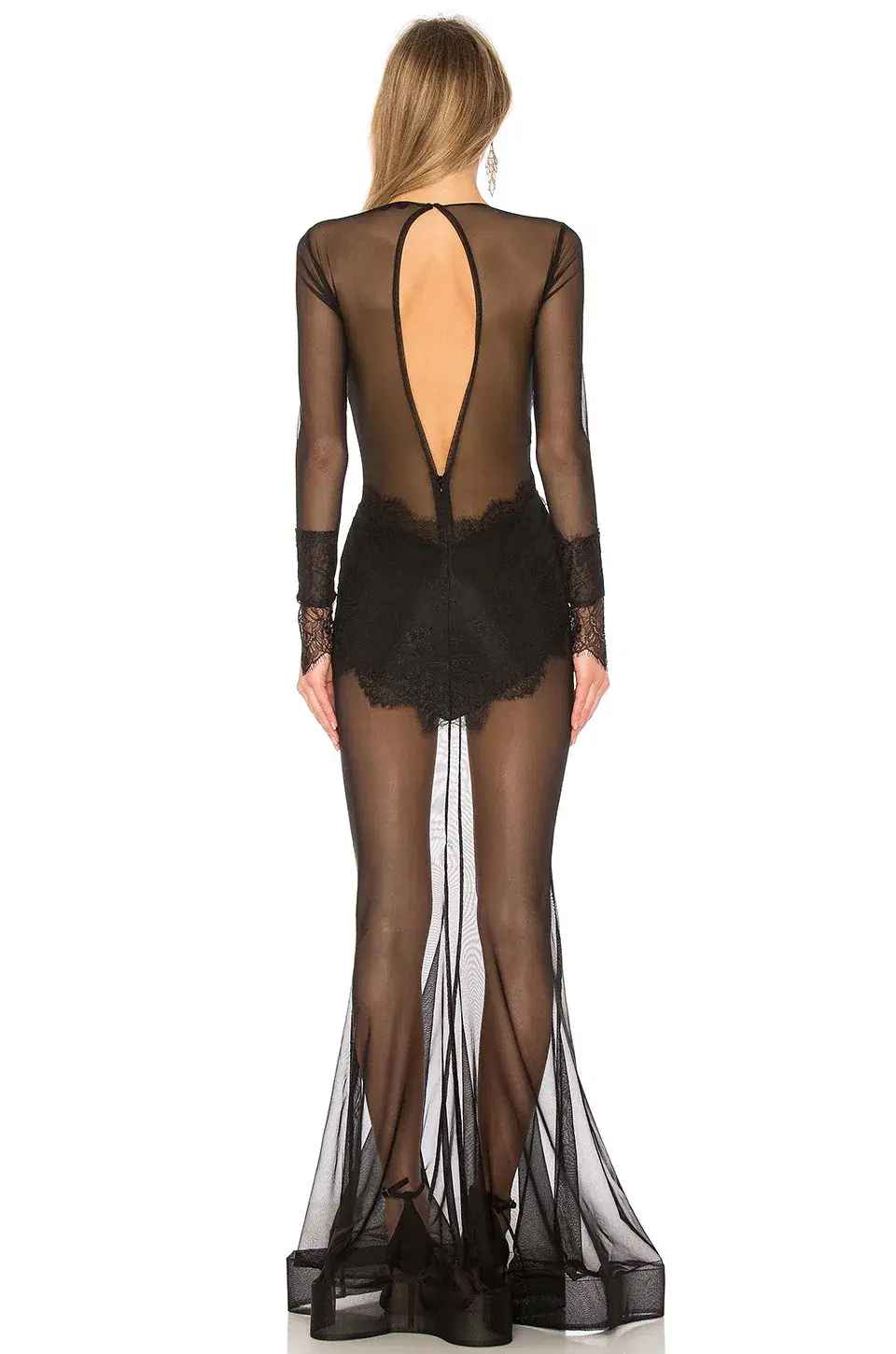 Michael Costello Martin Gown Black Size AU 8 for rent on The Volte - main image