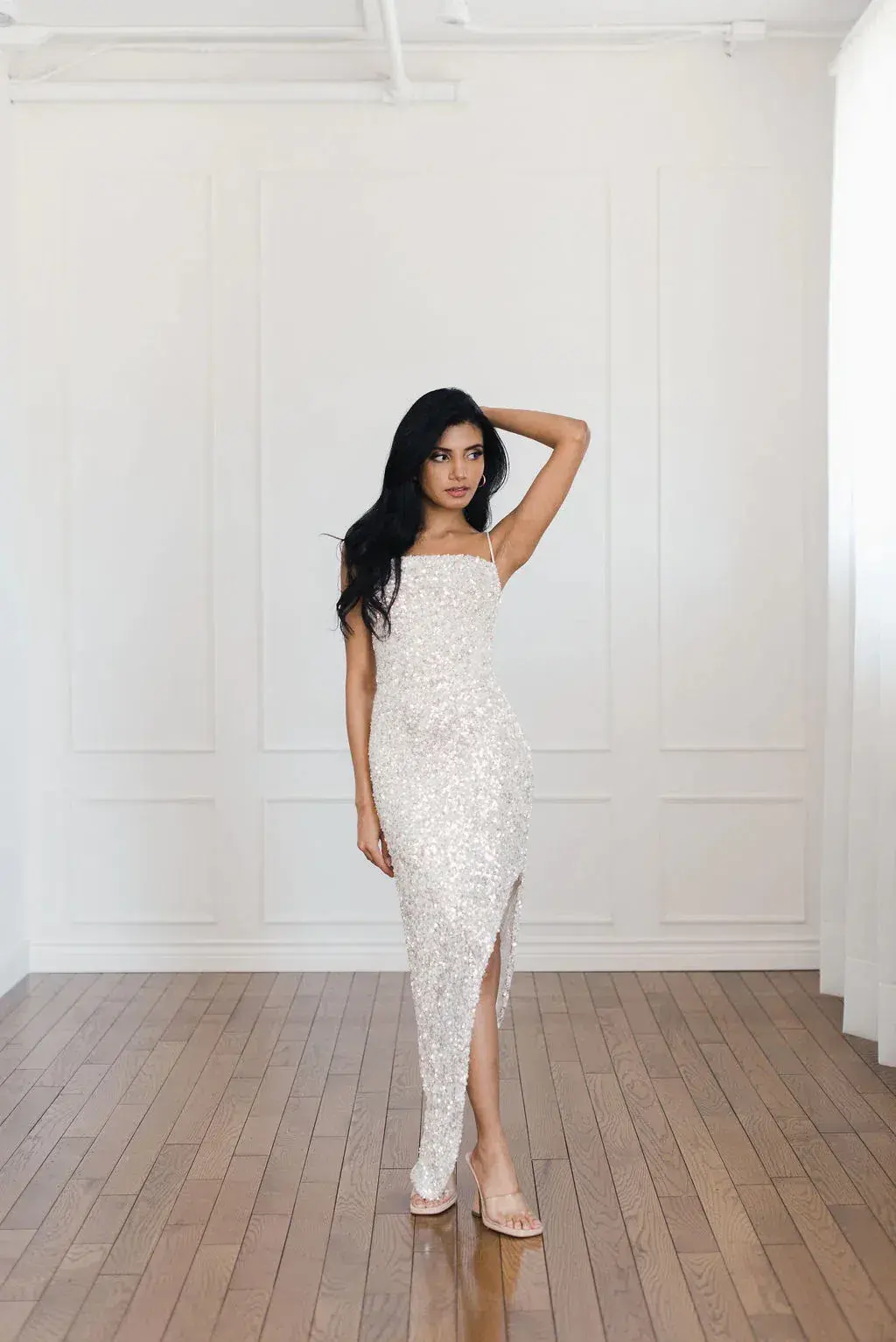 Winona Asha Asymmetrical Midi White Size AU 10 - Image 1