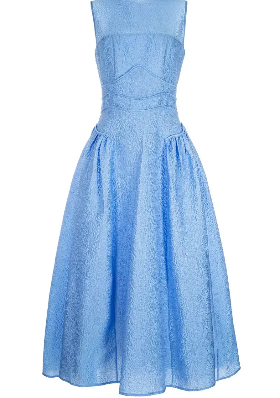 Rachel Gilbert Sophia Dress Blue Size 3 / AU 12 - Image 4