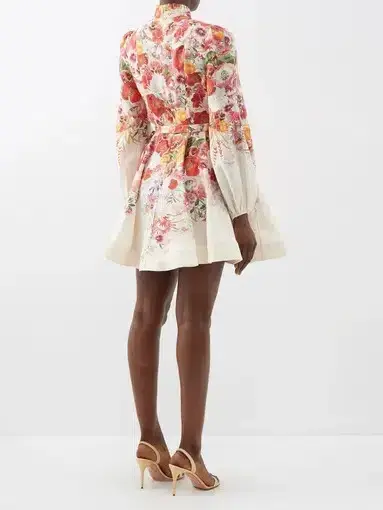Zimmermann Wonderland Buttoned Mini Multi Size 1 / Size AU 10 - Image 2