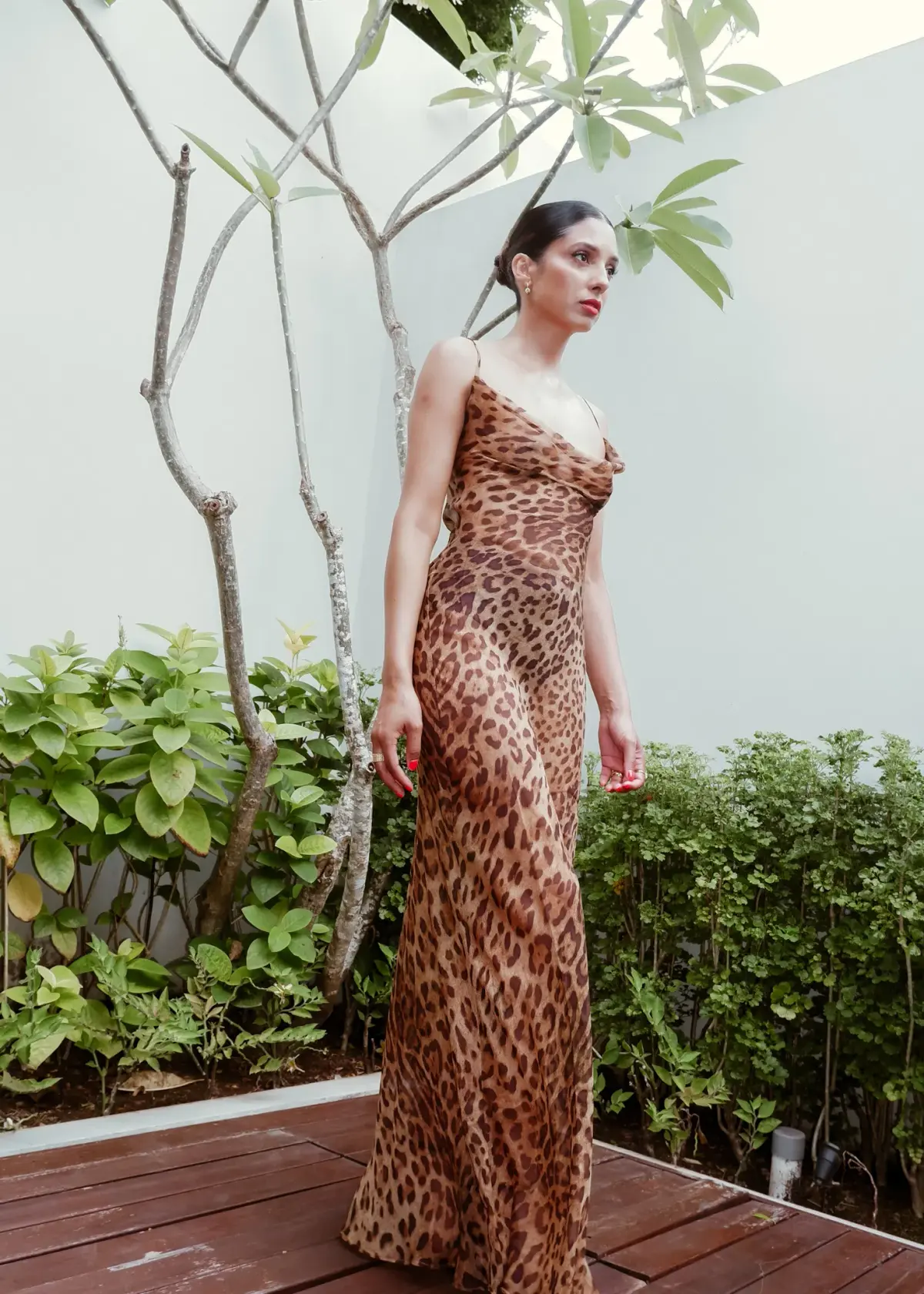Rat & Boa Valentina Maxi Dress Brown Size AU 6  - Image 4