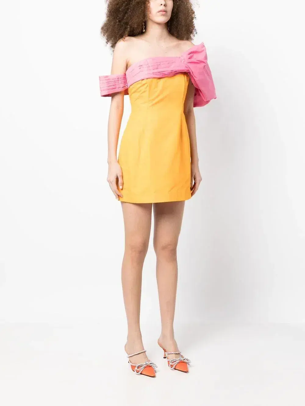 Rachel Gilbert Manuela Mini Dress Orange Size 2 / AU 10 - Image 1