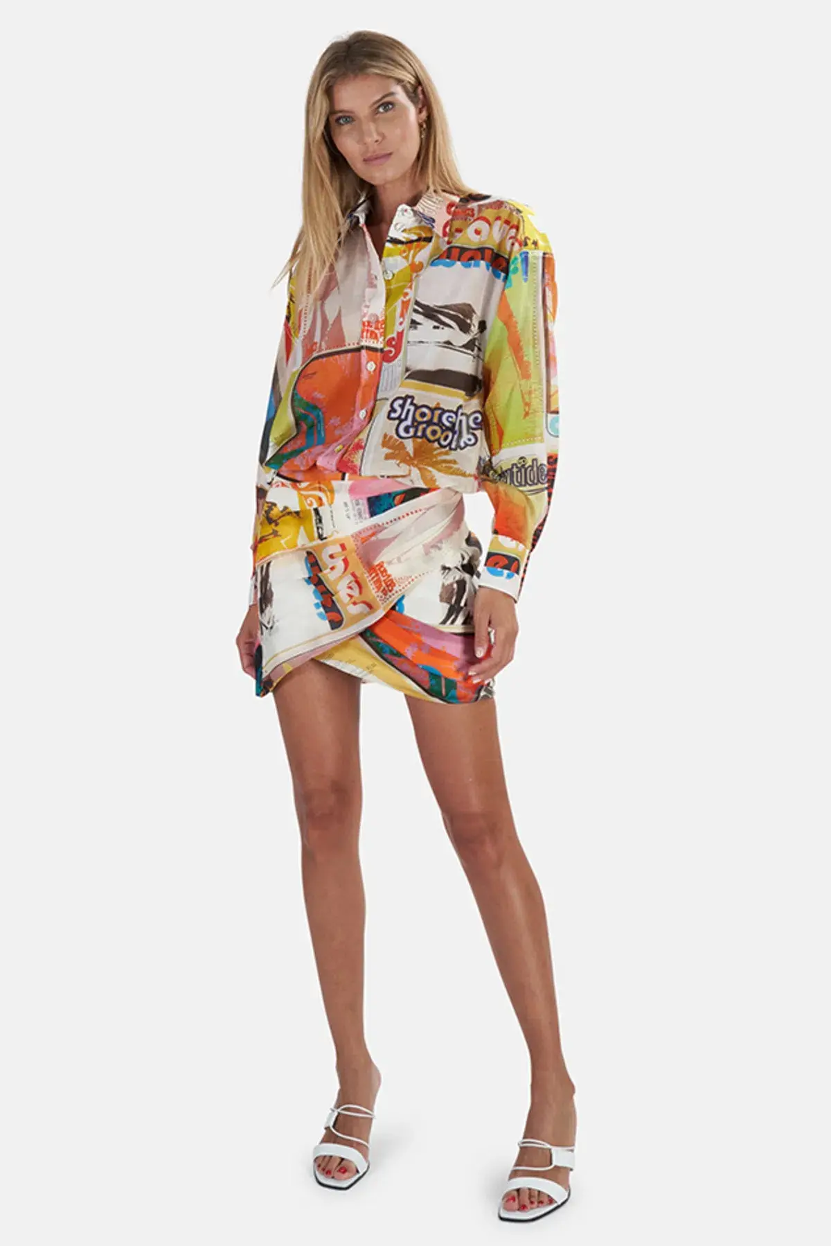 Zimmermann Brightside Mini Skirt Multi Size 0 / AU 8 - Image 1