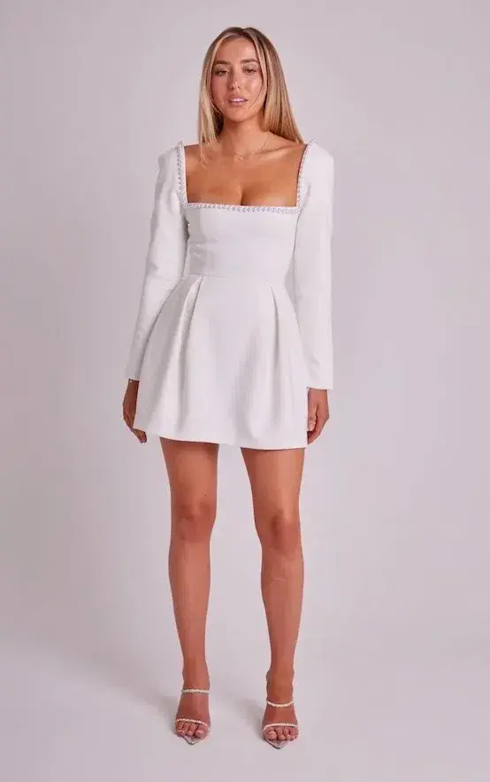 Odd Muse Pearl Dress White Size AU 14 - Image 1