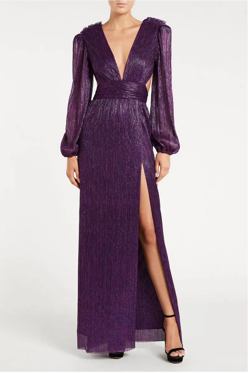Rebecca Vallance Leonie Maxi Dress Purple Size 8 - Image 1