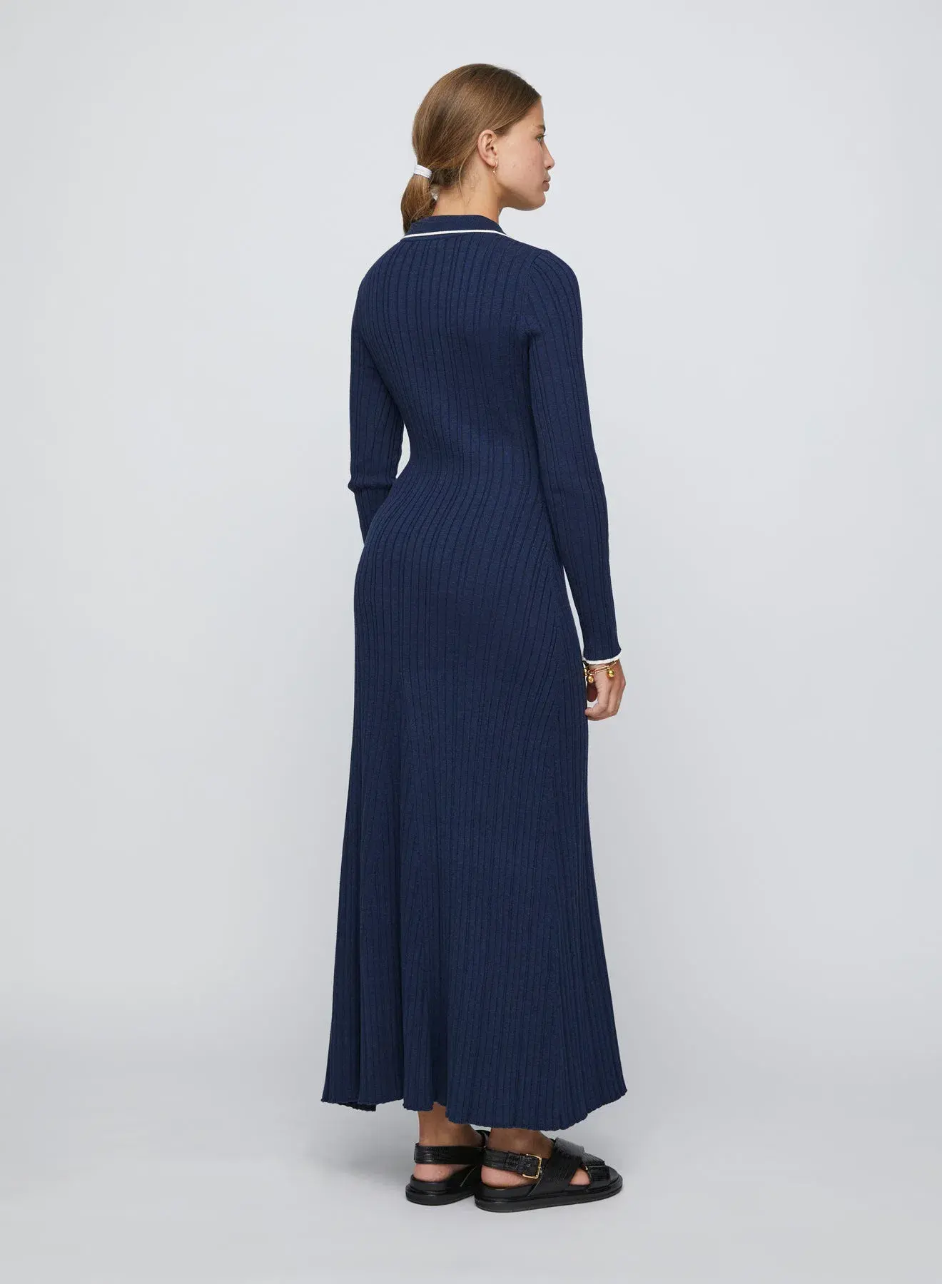 Anna Quan Angelina Midi Dress in Sailer Size 6 - Image 2