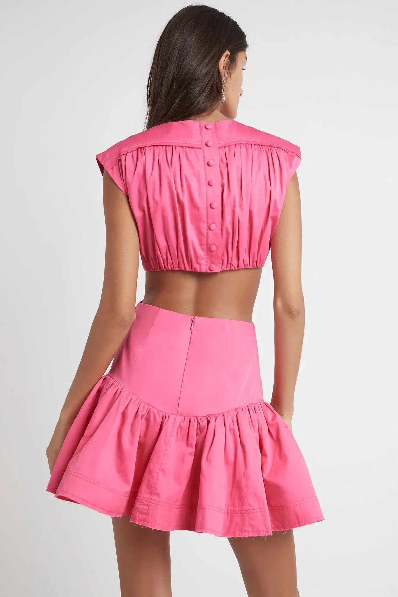 AJE Solstice Cut Out Ring Dress Pink Size 6  - Image 3