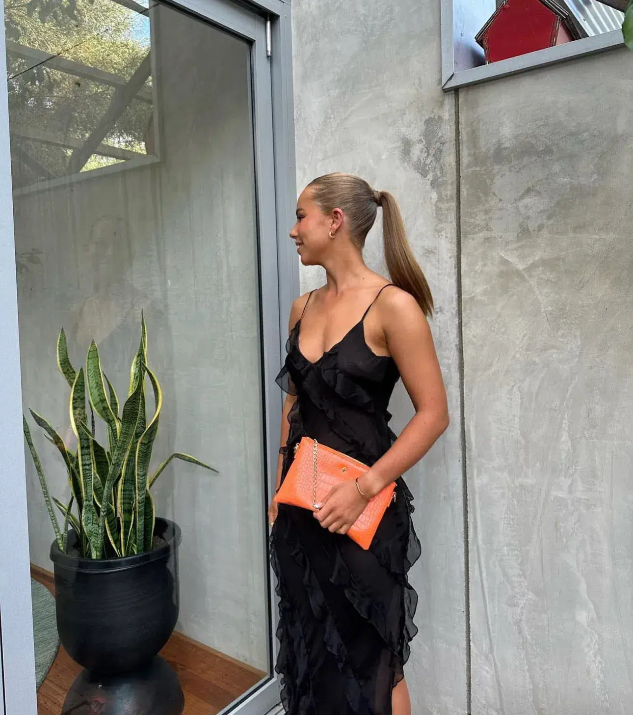 Rat & Boa Selena Dress in Black Size 8 - Image 3