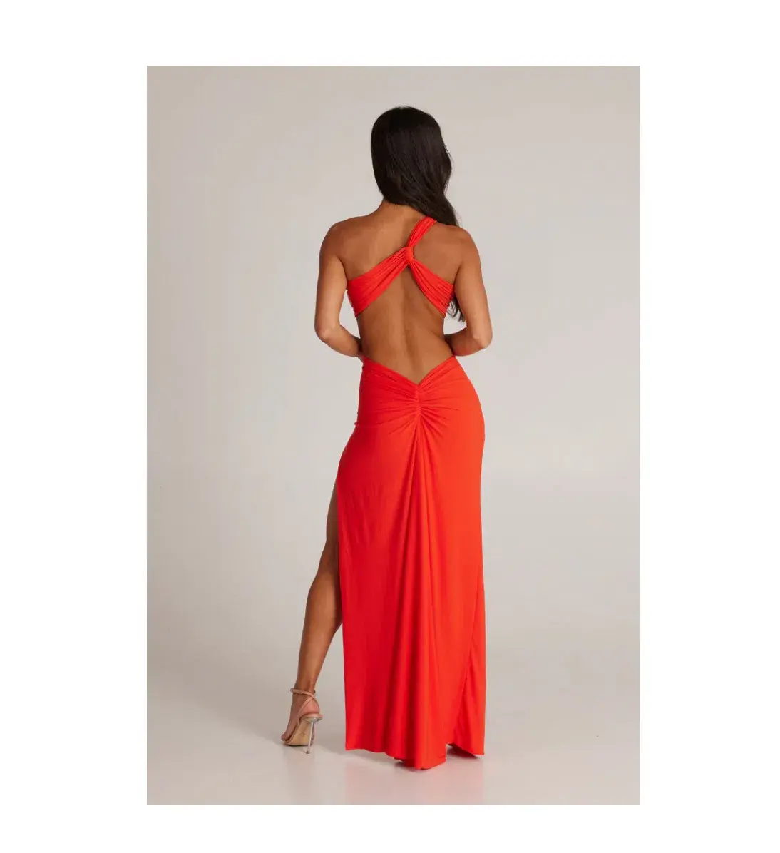 Melani the Label Eve Gown Tangerine Size 8  - Image 7