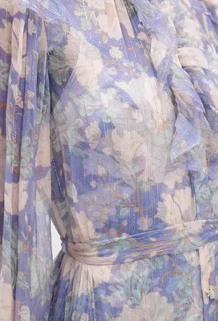 Zimmermann Scallop Cosmic Midi Blue Size 3 / AU 14 - Image 3