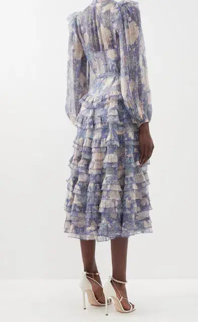 Zimmermann Scallop Cosmic Midi Blue Size 3 / AU 14 - Image 2