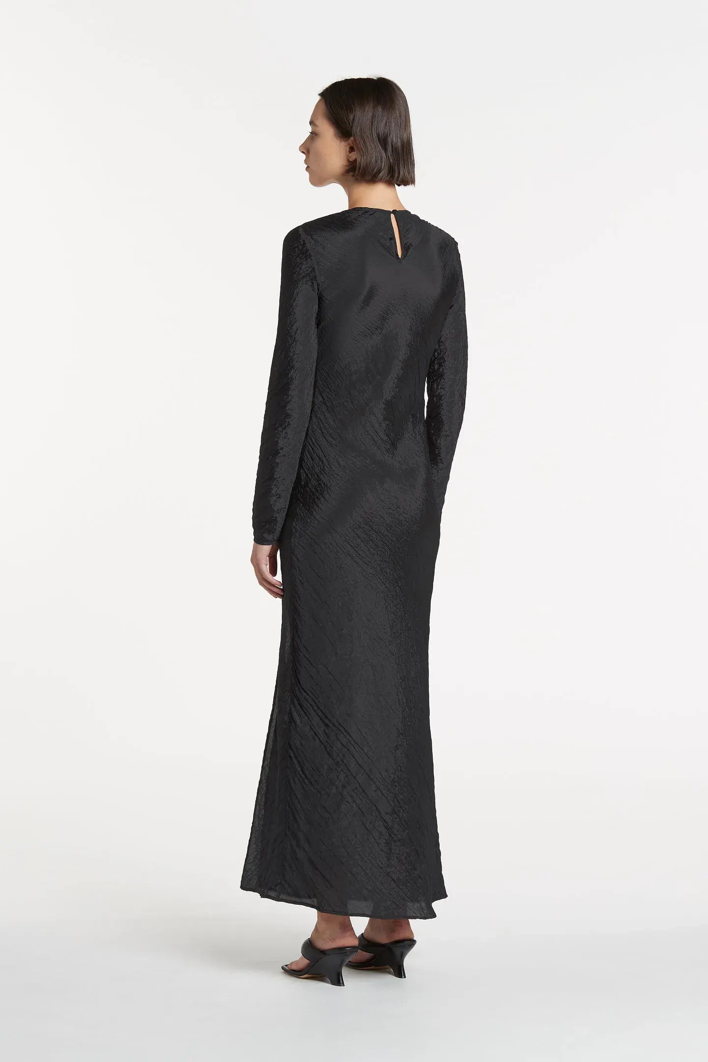 Sir The Label Suri Long Sleeve Dress Black Size 10 - Image 1