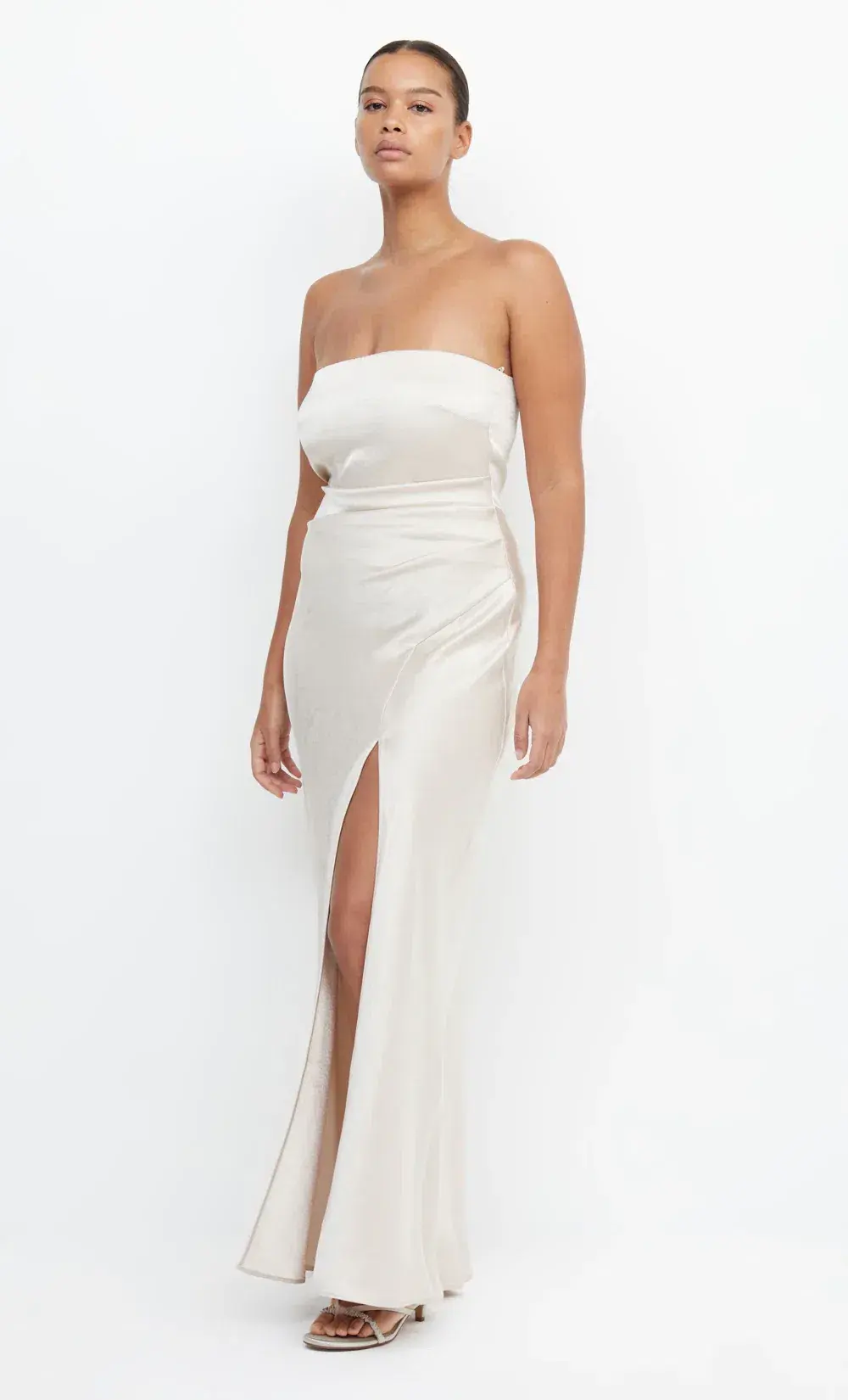 Bec and Bridge The Dreamer Strapless Dress Cream Size 6 - Image 3