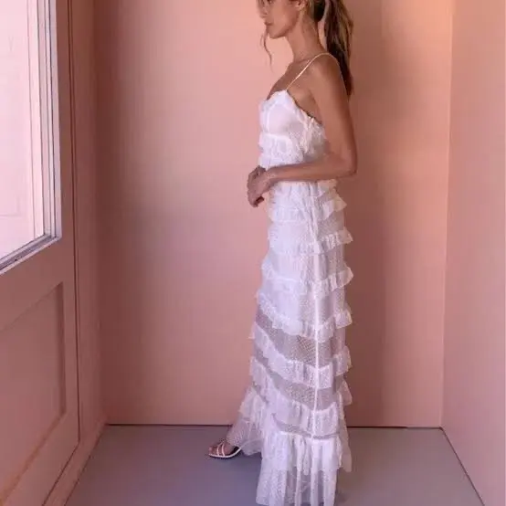 Hansen and Gretel Ophelia Dress in Ivory Size Small for rent on The Volte - main image