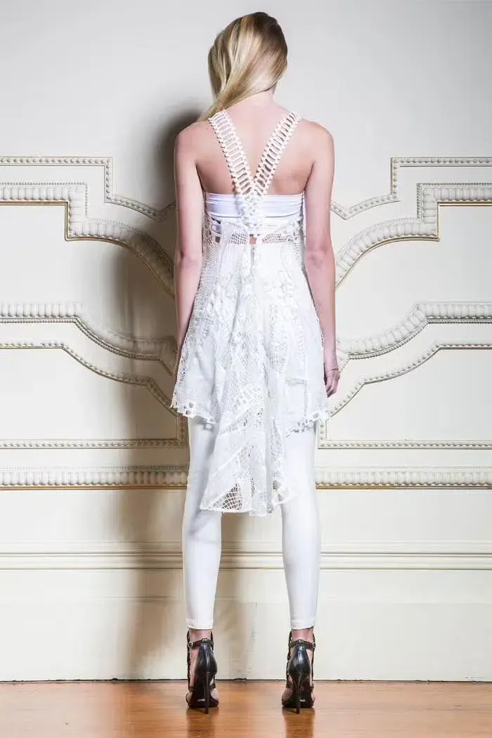 Asilio Diamond In The Rough Top White Size 6  for rent on The Volte - main image