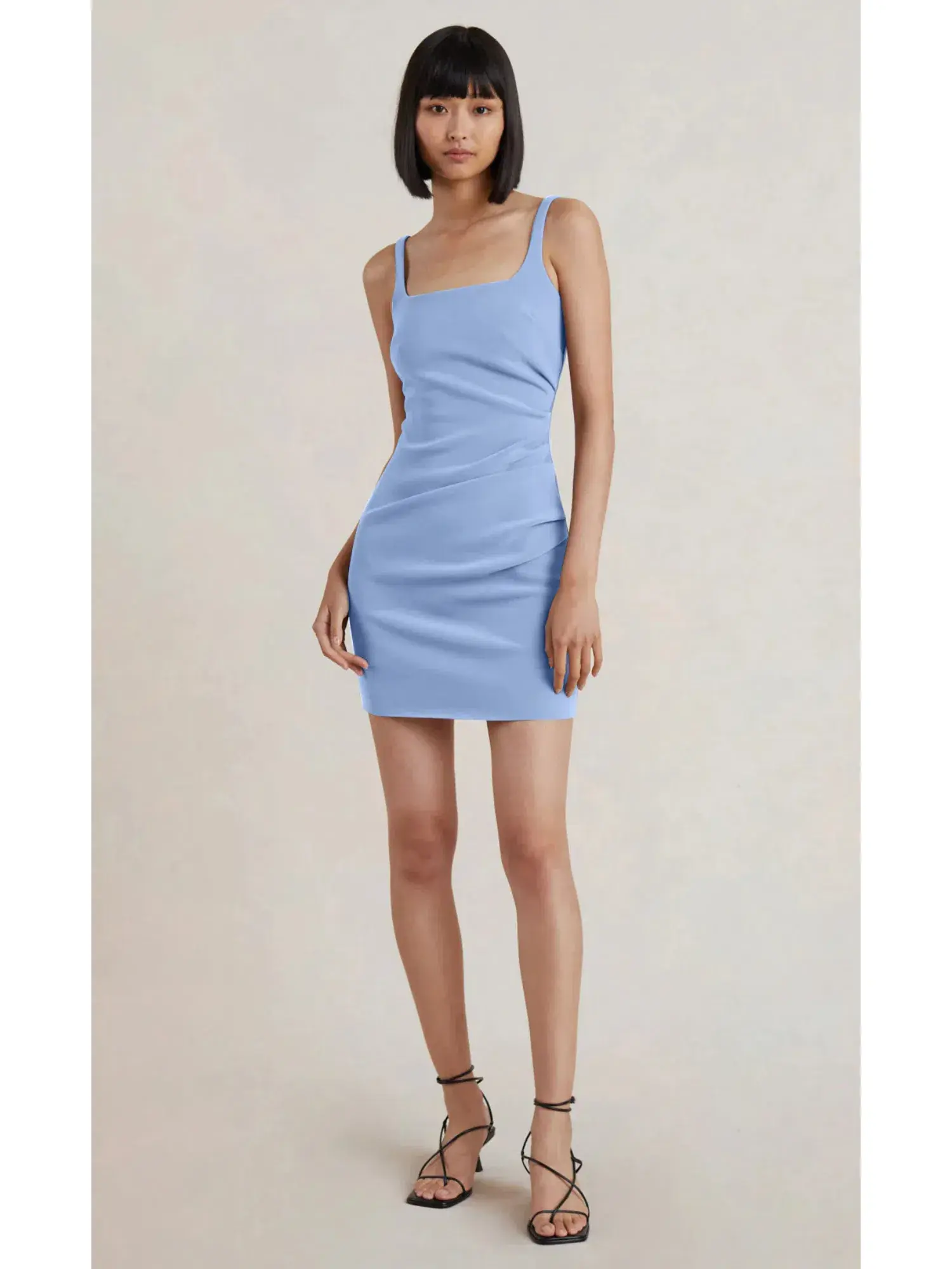 Bec & Bridge Karina Mini Dress Cornflower Blue Size AU 6 - Image 1