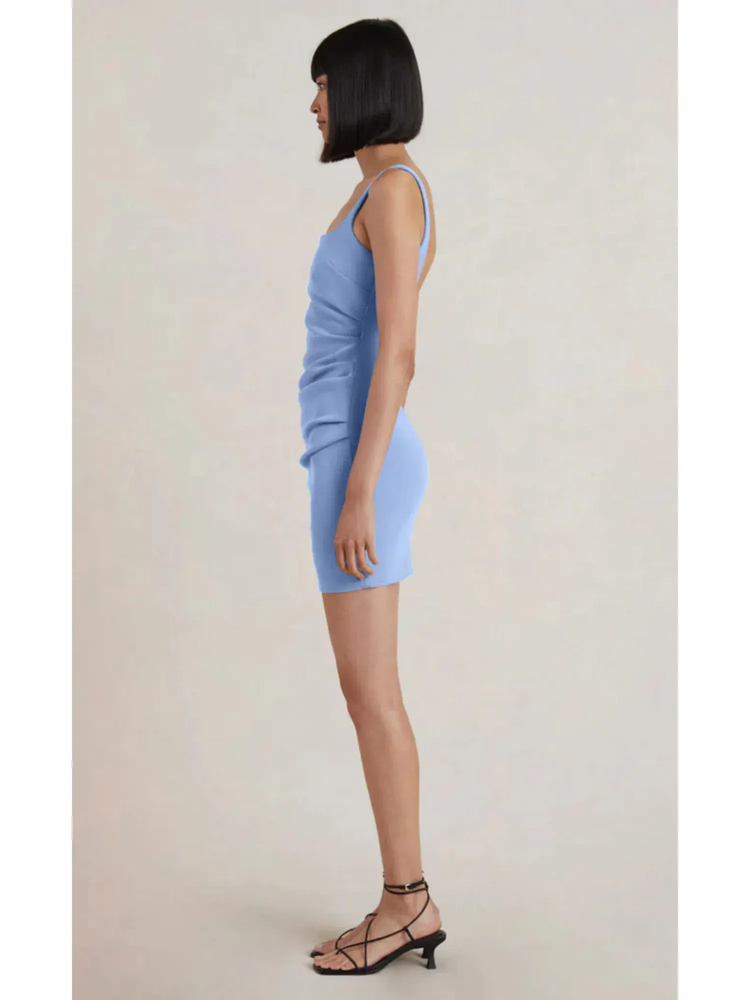 Bec & Bridge Karina Mini Dress Cornflower Blue Size AU 6 - Image 2