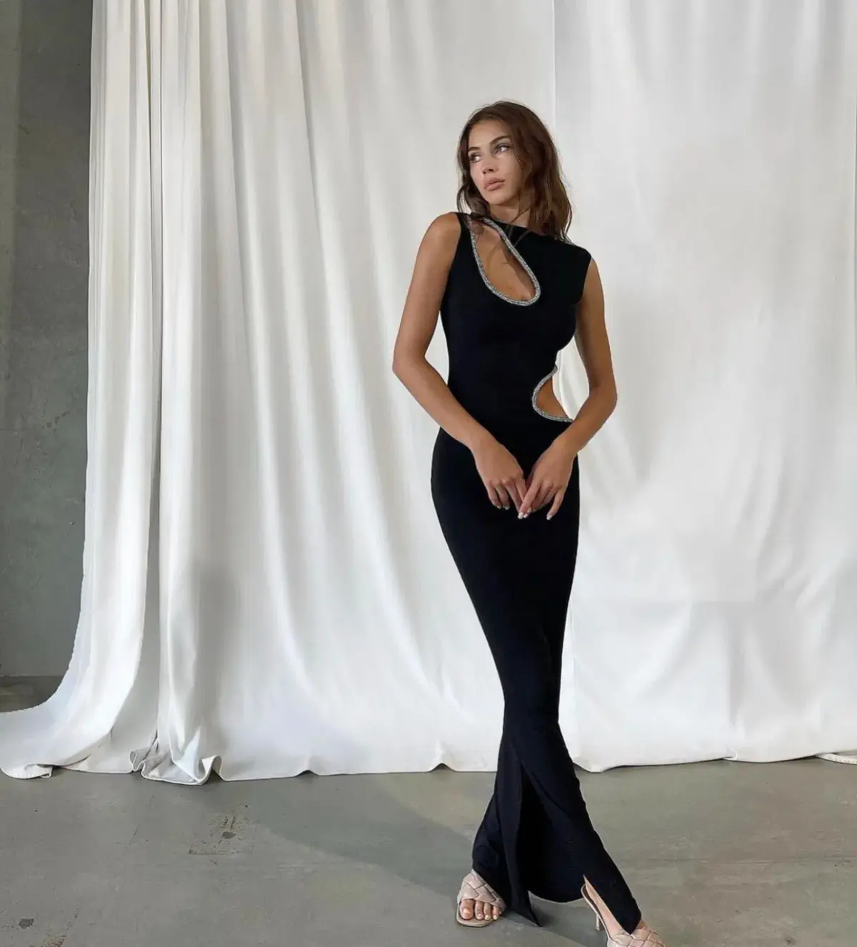 Ivona Skelo Vivia Dress Black Size XS / Au 6 - Image 1