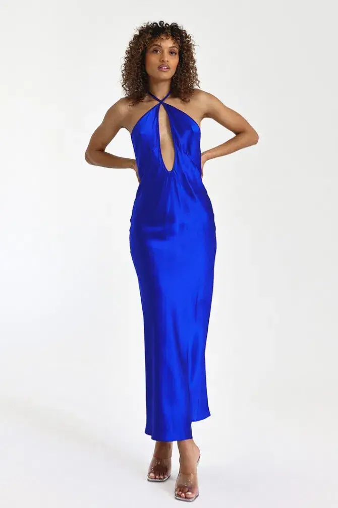 Natalie Rolt Irena Dress Purple Size 6 for rent on The Volte - main image