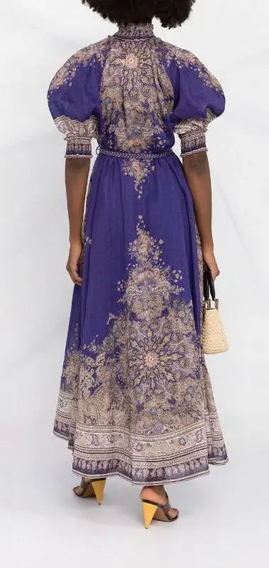 Zimmermann Anneke Swing Dress Indigo Size 3 / Au 14 - Image 3