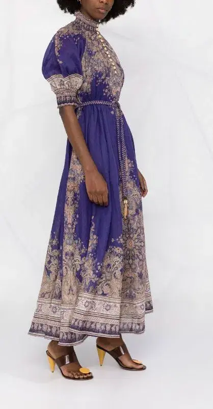 Zimmermann Anneke Swing Dress Indigo Size 3 / Au 14 - Image 4