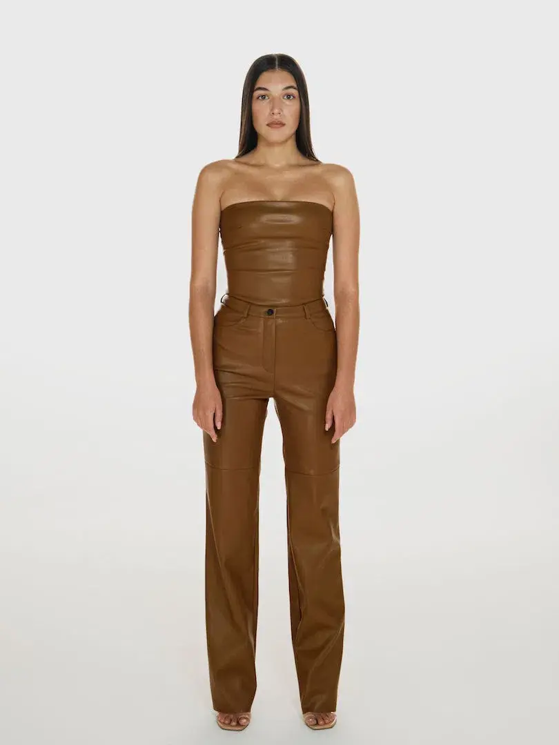 Cult Naked Choco Killa Bundle Bandeau and Trousers Set Brown Size S / Au 8 - Image 1