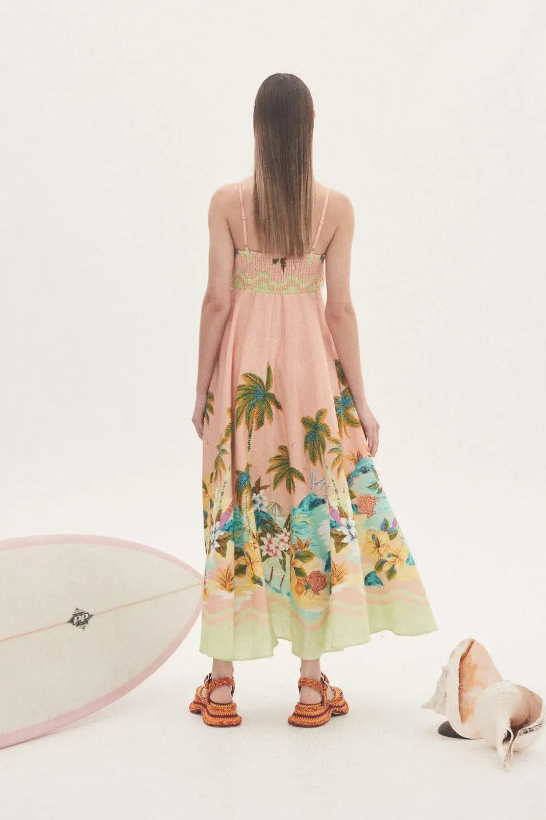Alemais Mermaid Point Dress Print Size AU 12 - Image 4