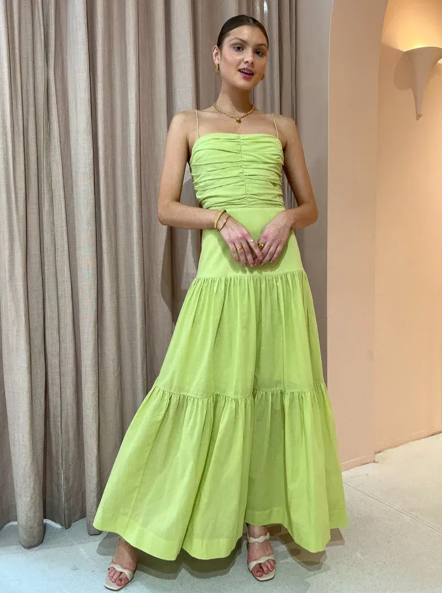 Bec & Bridge Solstice Drop Maxi Dress Green Size 6 - Image 1
