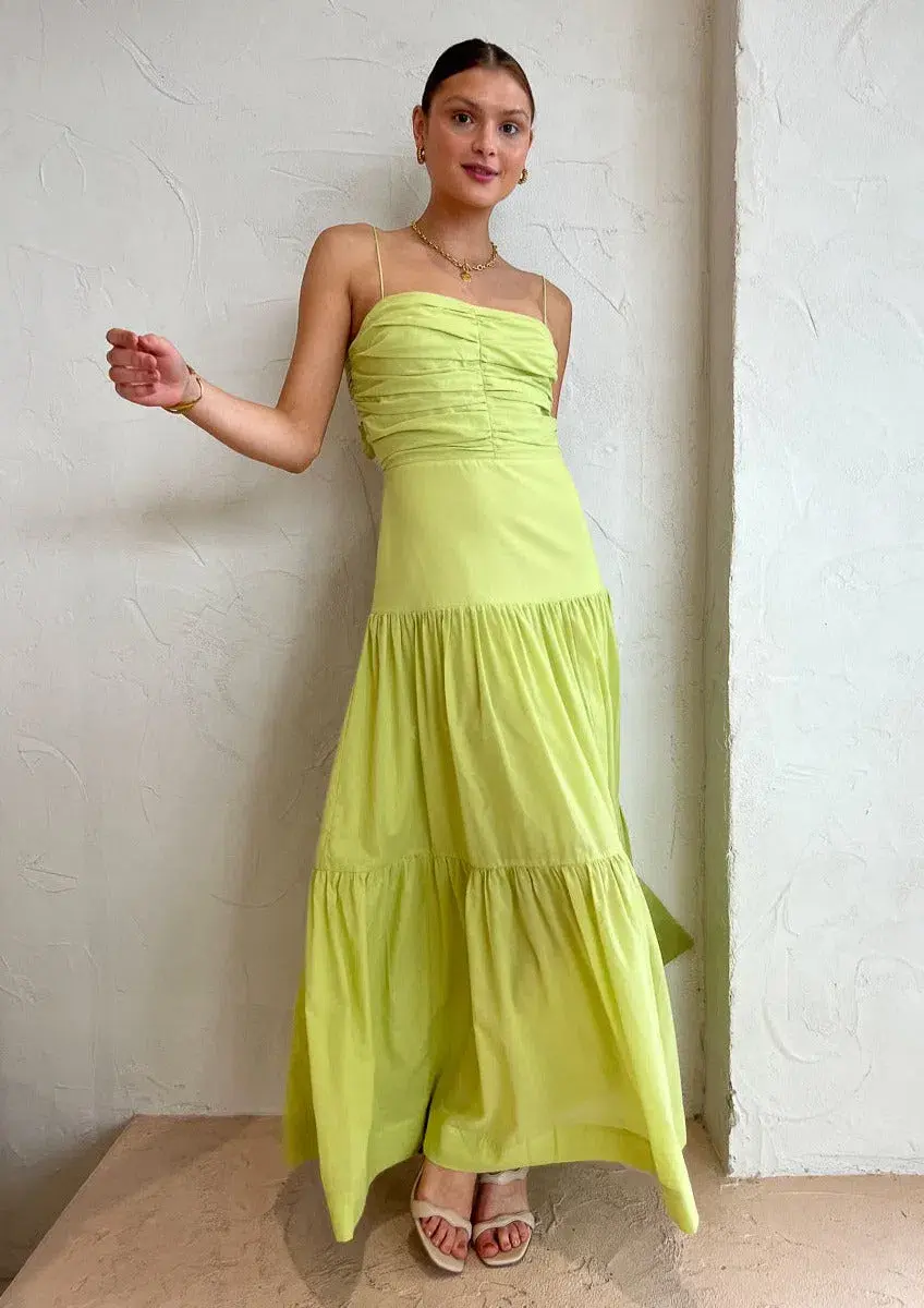 Bec & Bridge Solstice Drop Maxi Dress Green Size 6 - Image 3