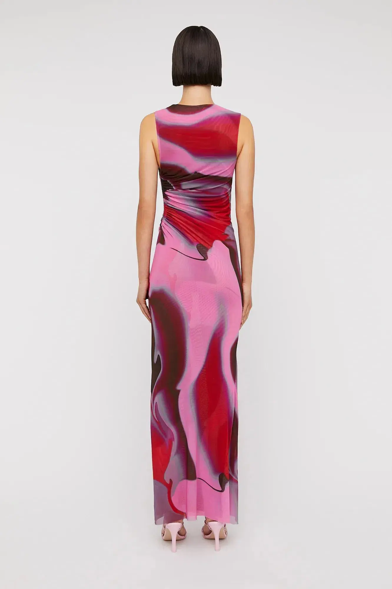 Scanlan Theodore Italian Watercolour Dress Print Size S/Au 8 - Image 2