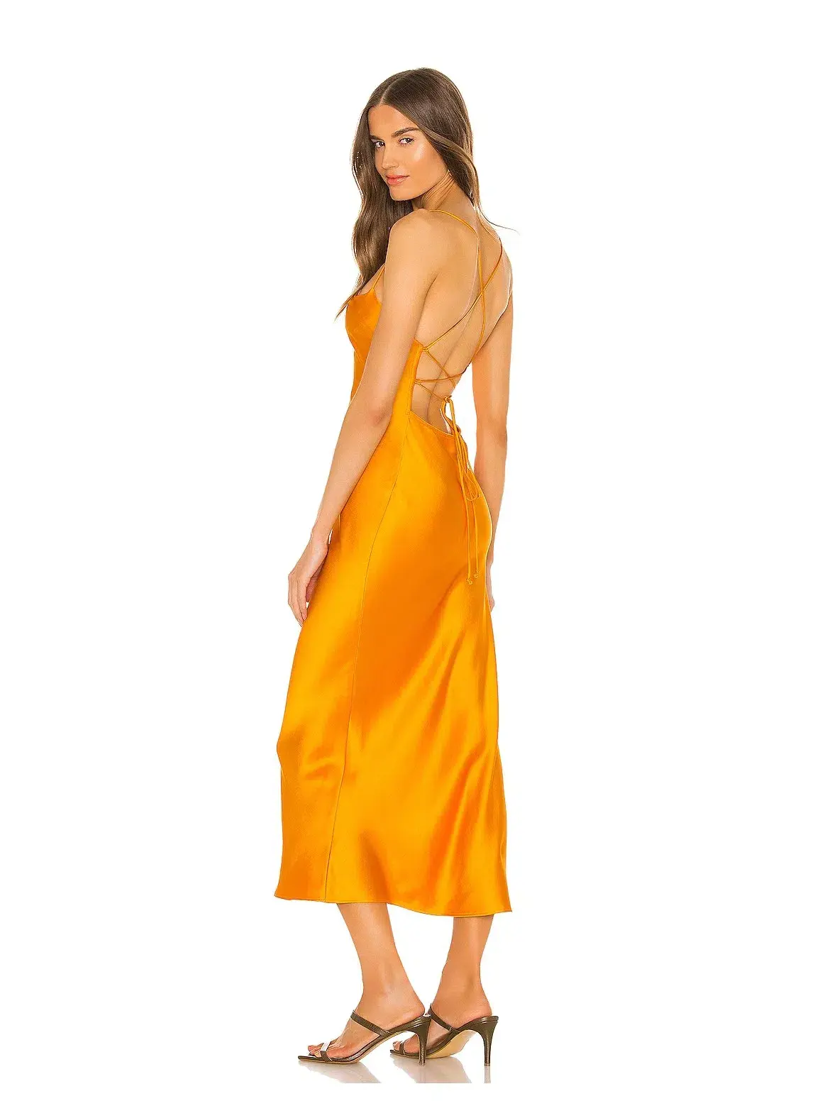 Bec & Bridge Seraphine Dress in Tangerine Size 6 - Image 4