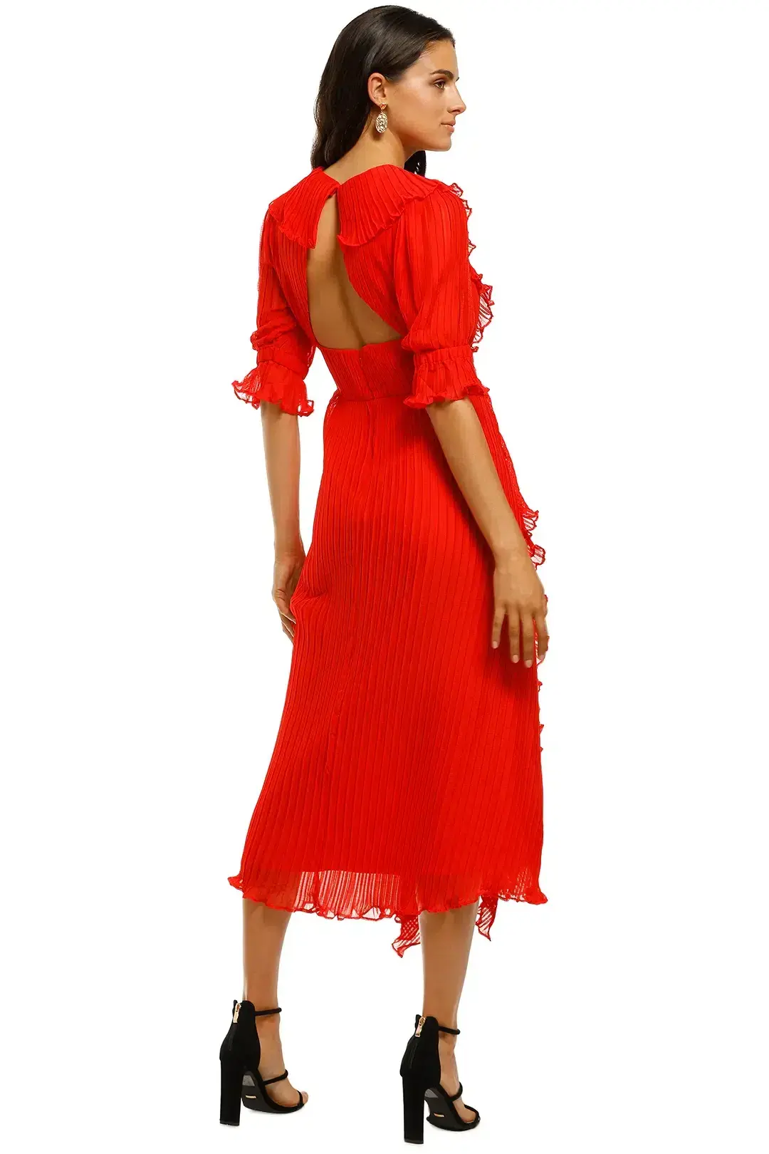 Talulah Sweet Sugar Midi Dress Red Size 8 - Image 2