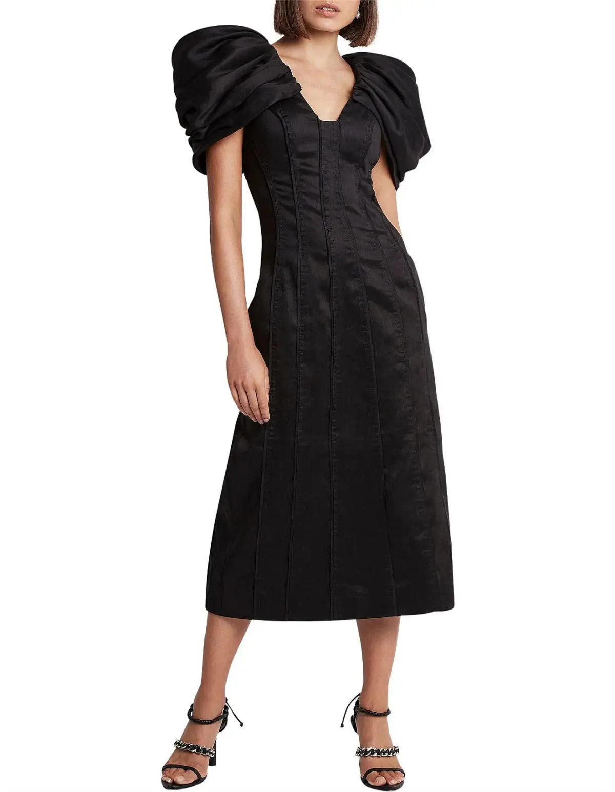 Aje Admiral Butterfly Black Dress Size 8 - Image 1