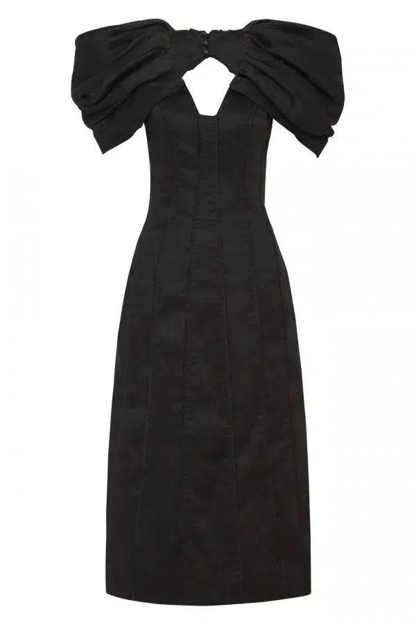 Aje Admiral Butterfly Black Dress Size 8 - Image 3