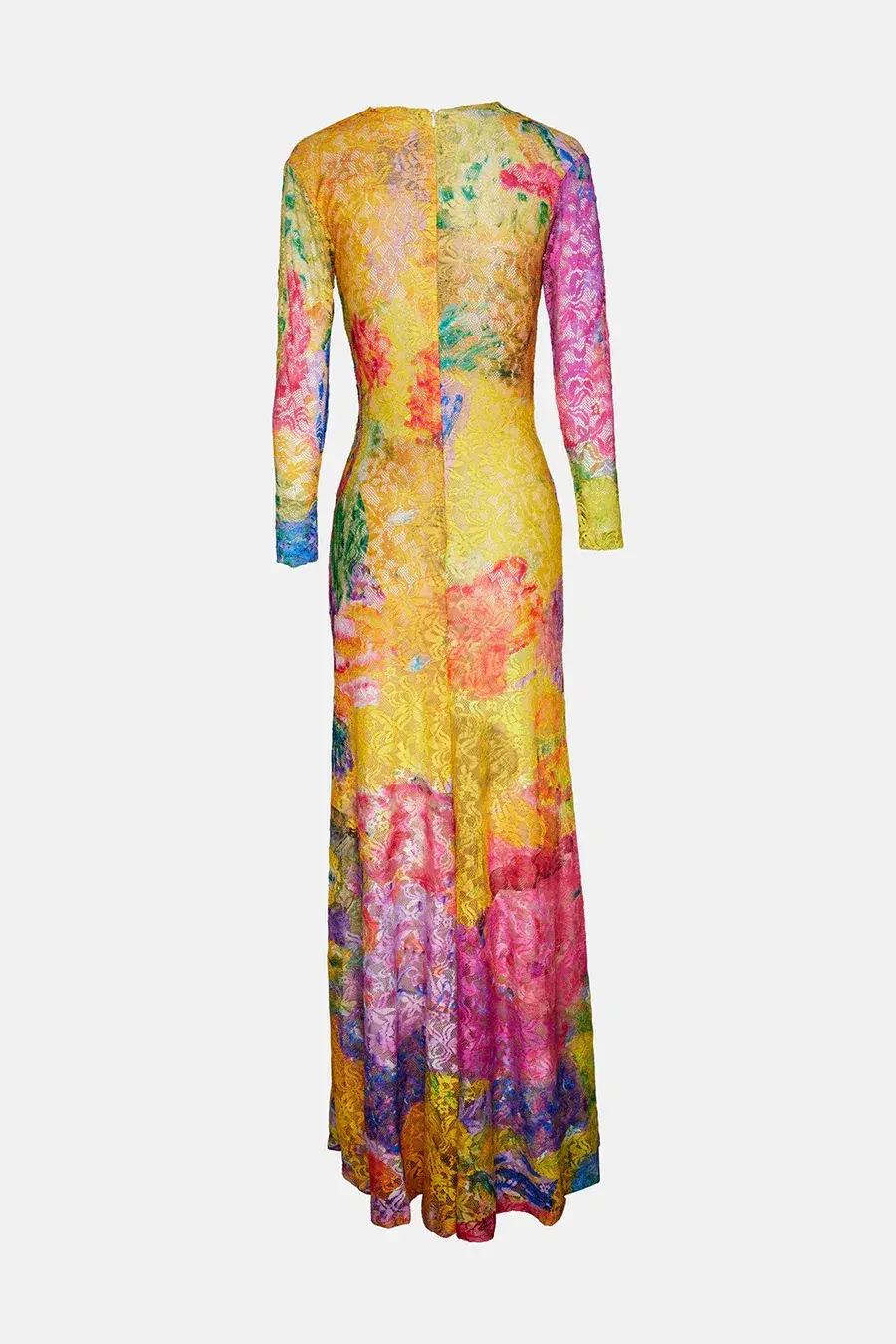 Romance was born Yellow Reef Long Sleeve Lace Frock Multi Size 12  - Image 6