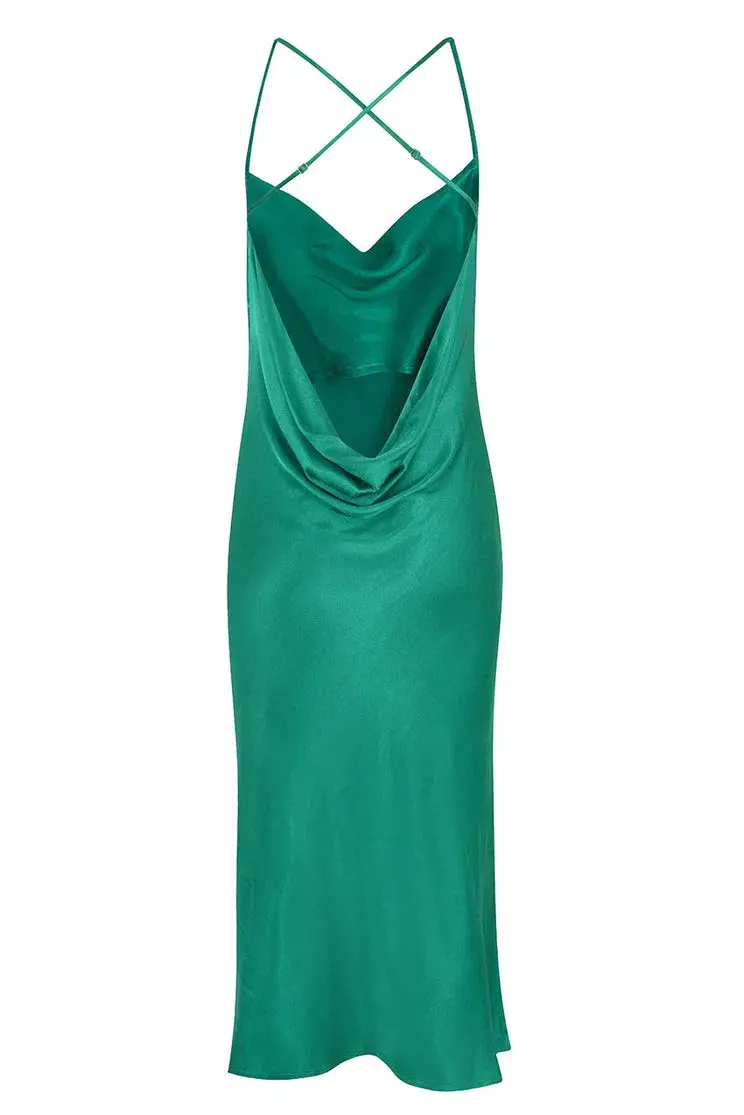 Rat & Boa Gigi Dress Green Size XXS/Au 4 - Image 4
