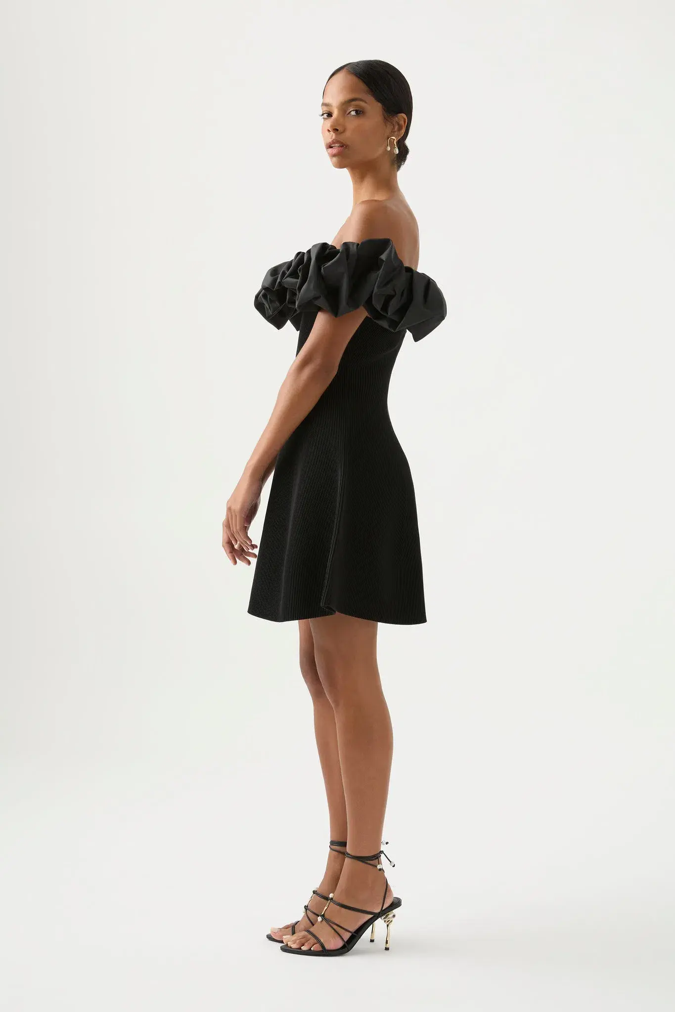 Aje Eldora Mini Dress Black Size 8 - Image 2