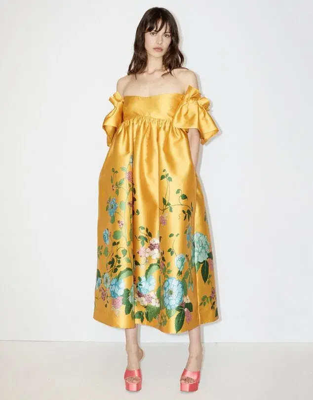 Alemais Dana Midi Dress Marigold Size 12 - Image 2