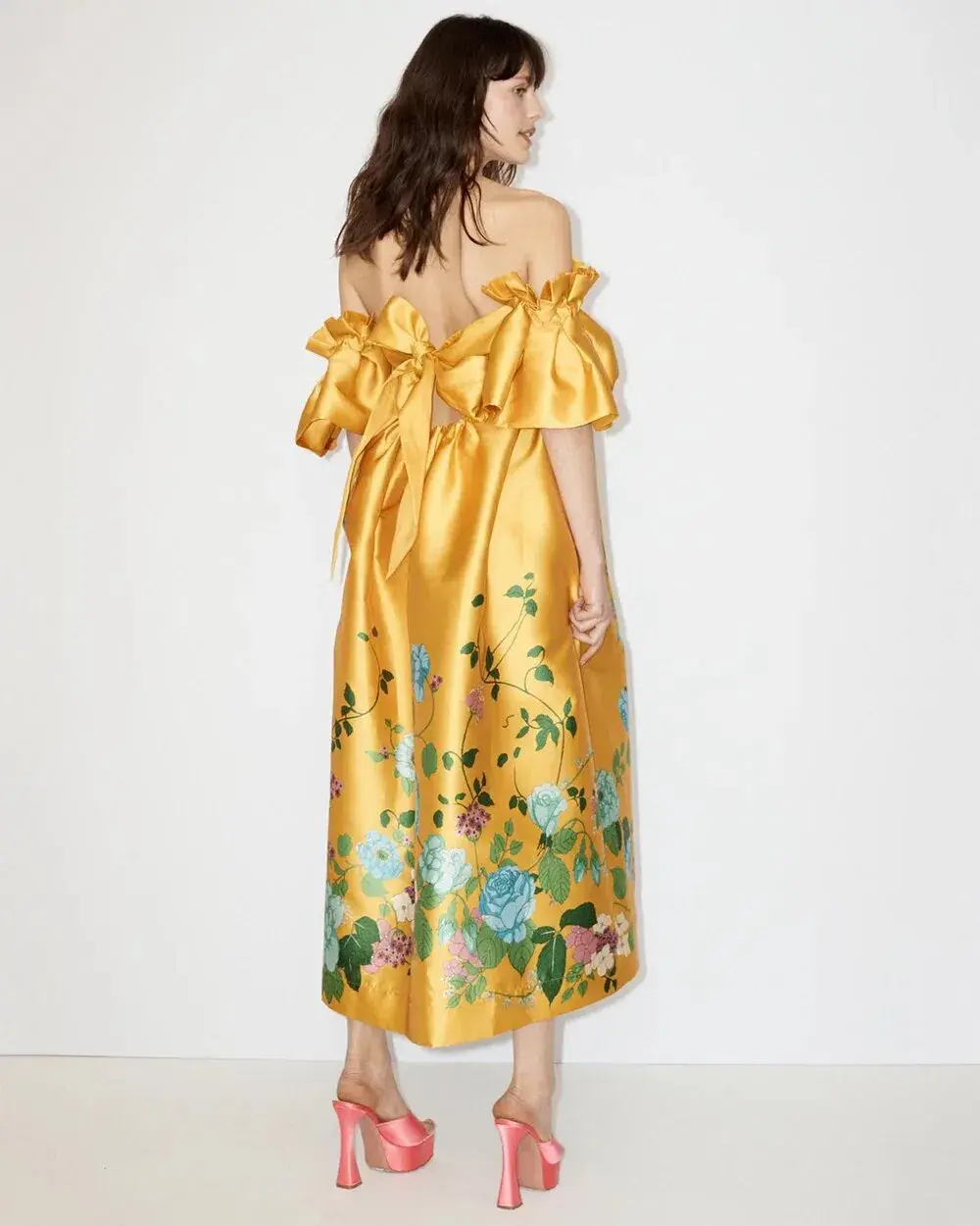 Alemais Dana Midi Dress Marigold Size 12 - Image 1