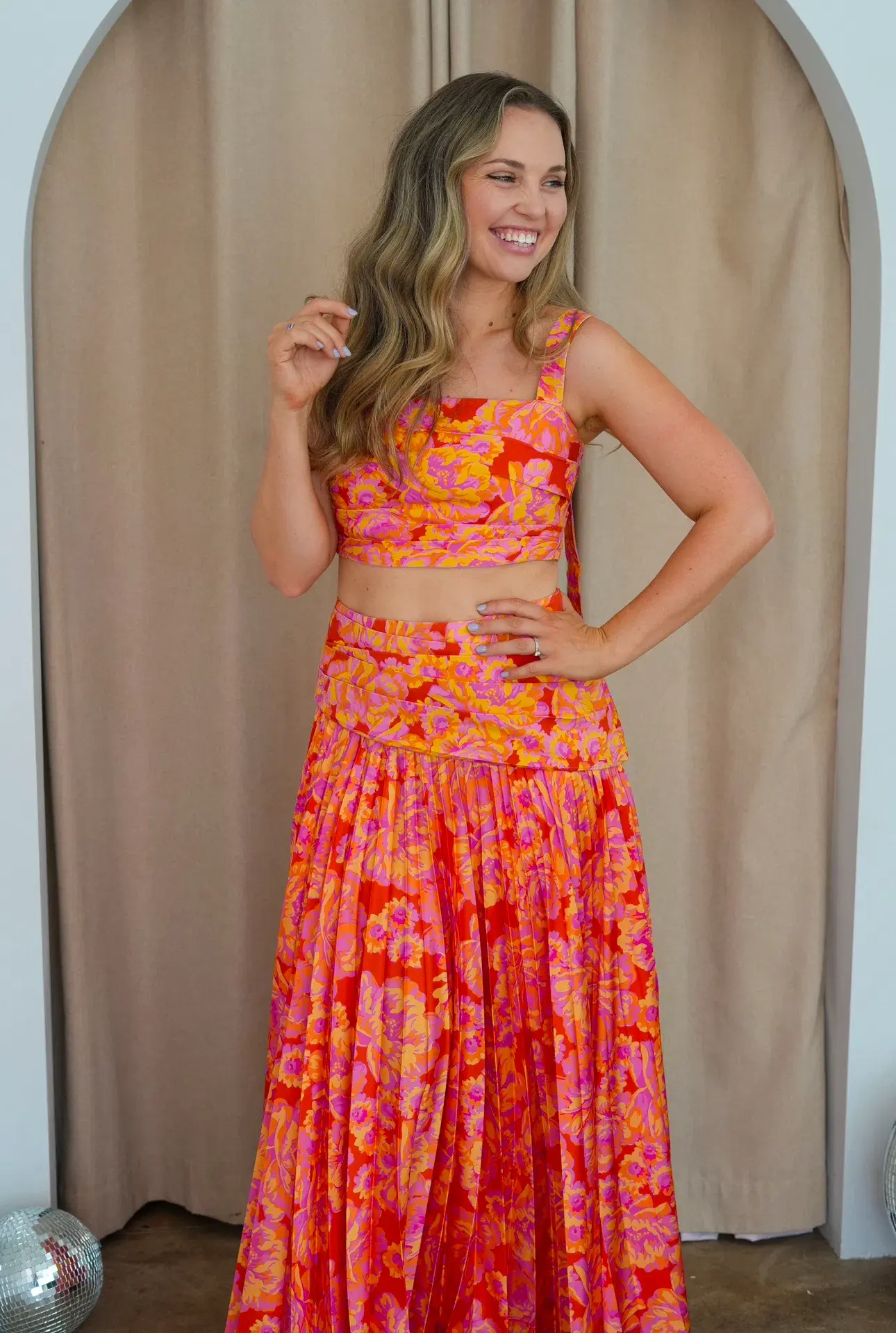Acler Merrylands Top and Marion Skirt Summer Bloom Size 10  - Image 5