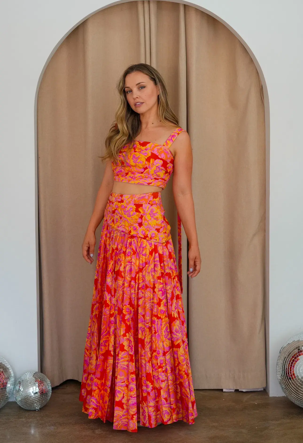 Acler Merrylands Top and Marion Skirt Summer Bloom Size 10  - Image 2