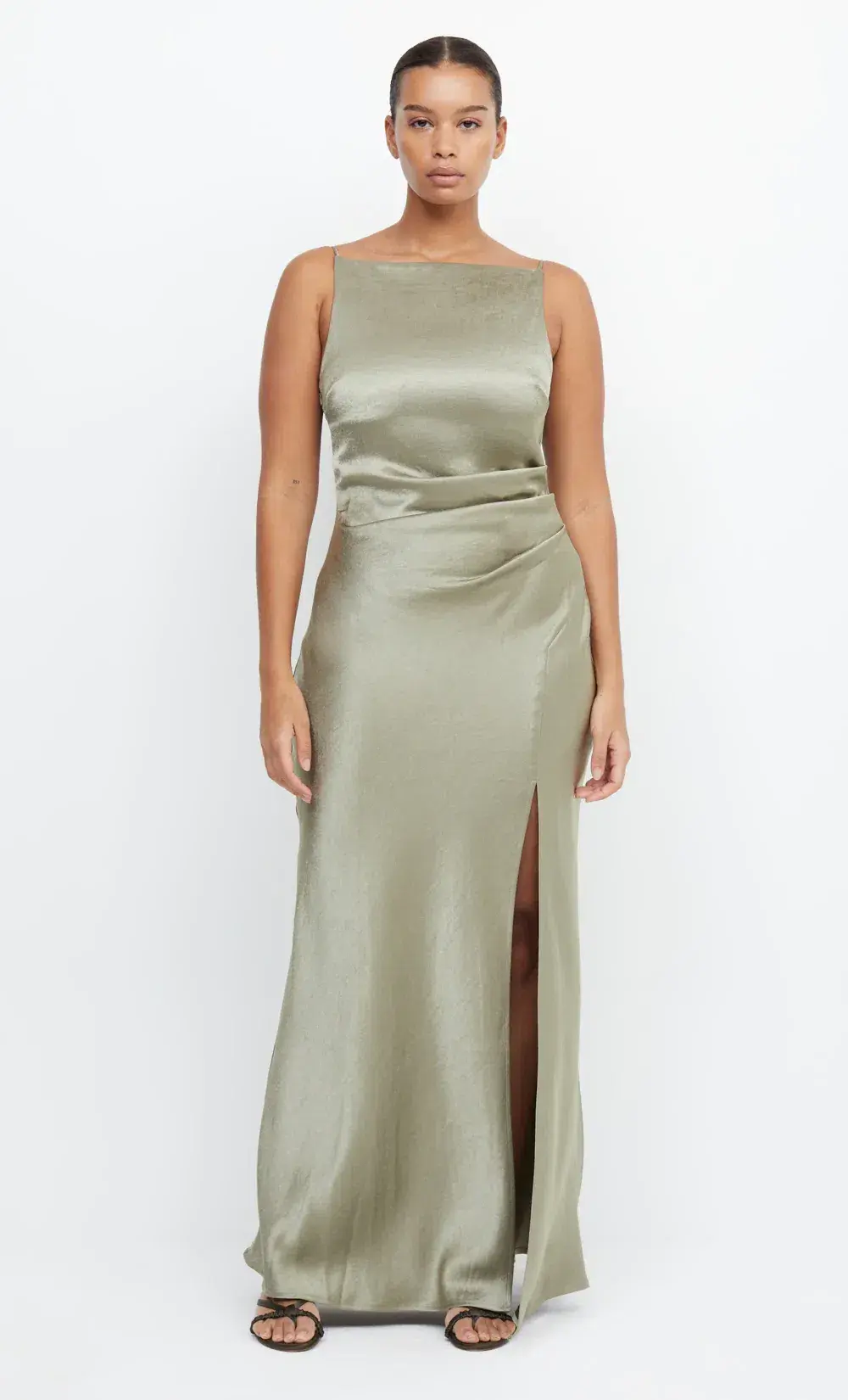 Bec & Bridge The Dreamer Maxi Dress Sage Size 10 - Image 4