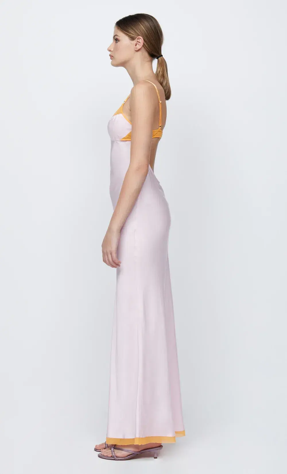Bec & Bridge Joelle Maxi Dress Quartz/Tangerine Size 8  - Image 4