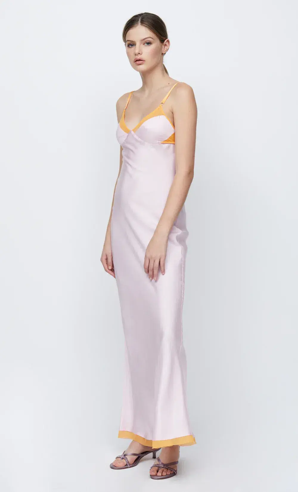 Bec & Bridge Joelle Maxi Dress Quartz/Tangerine Size 8  - Image 2