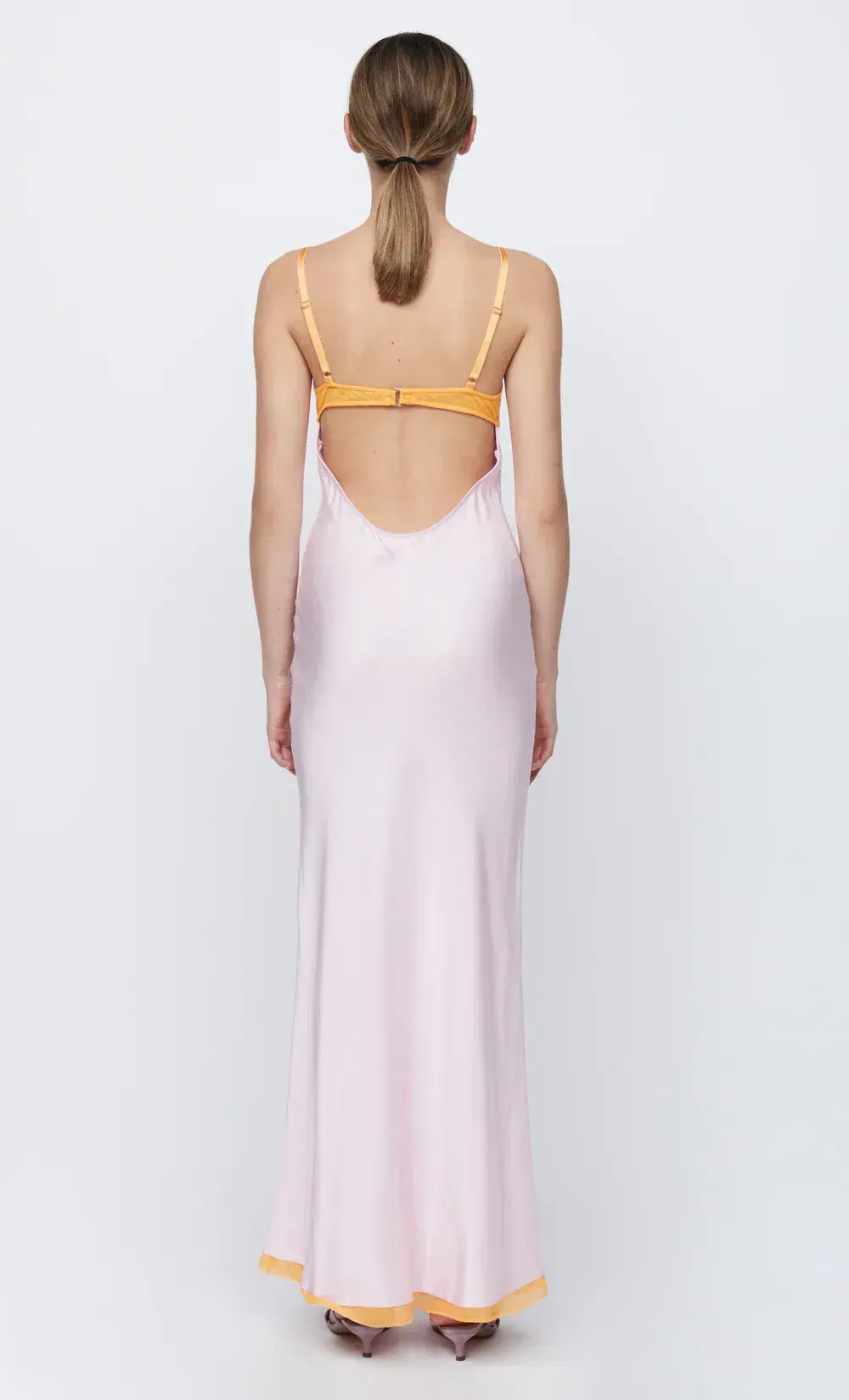 Bec & Bridge Joelle Maxi Dress Quartz/Tangerine Size 8  - Image 3