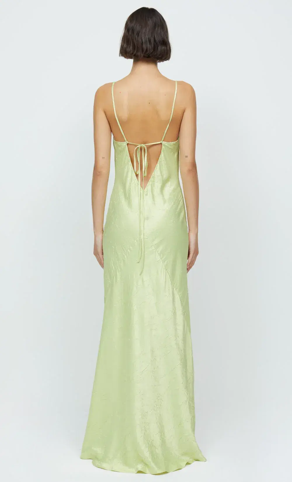 Bec & Bridge Lani Maxi Dress Lime Green Size AU 8 - Image 4