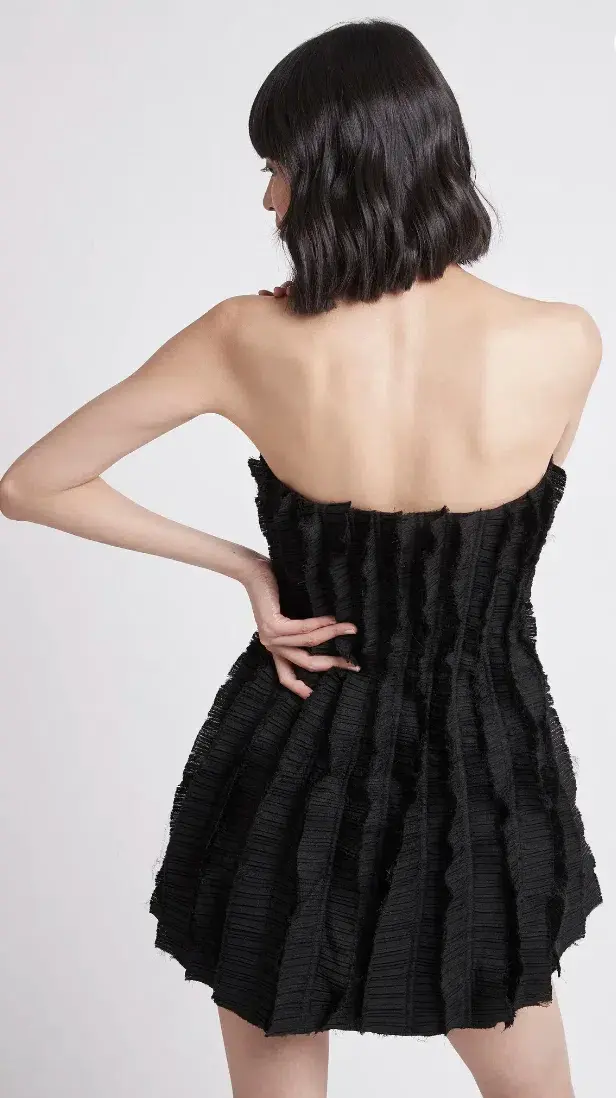Aje Hybrid Sleeveless Mini Dress Black Size 8 - Image 3