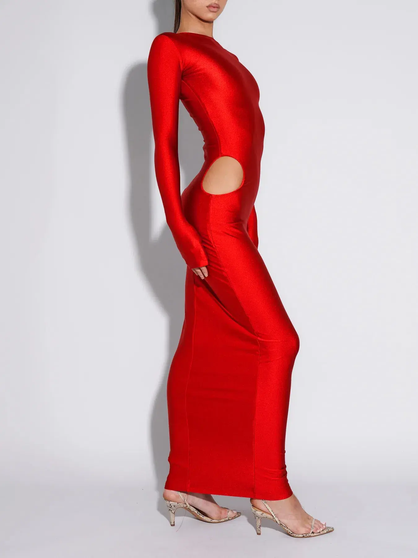 Effie  Kats Meika Dress Cherry Red  Size M / AU 10 - Image 3