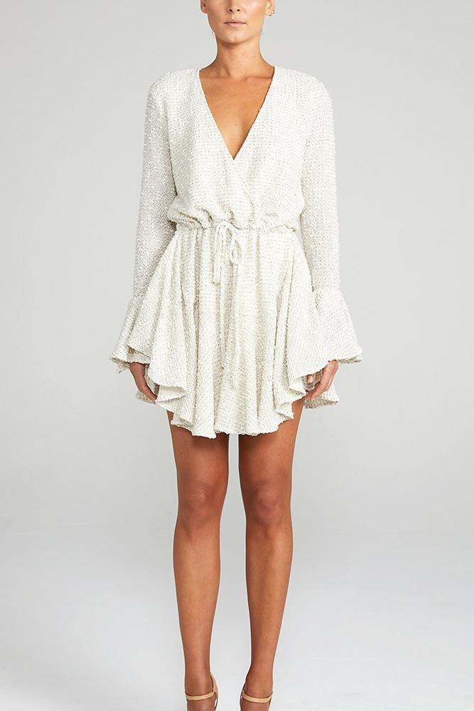 Shona Joy Aimee Frill Dress Size 10 - Image 1