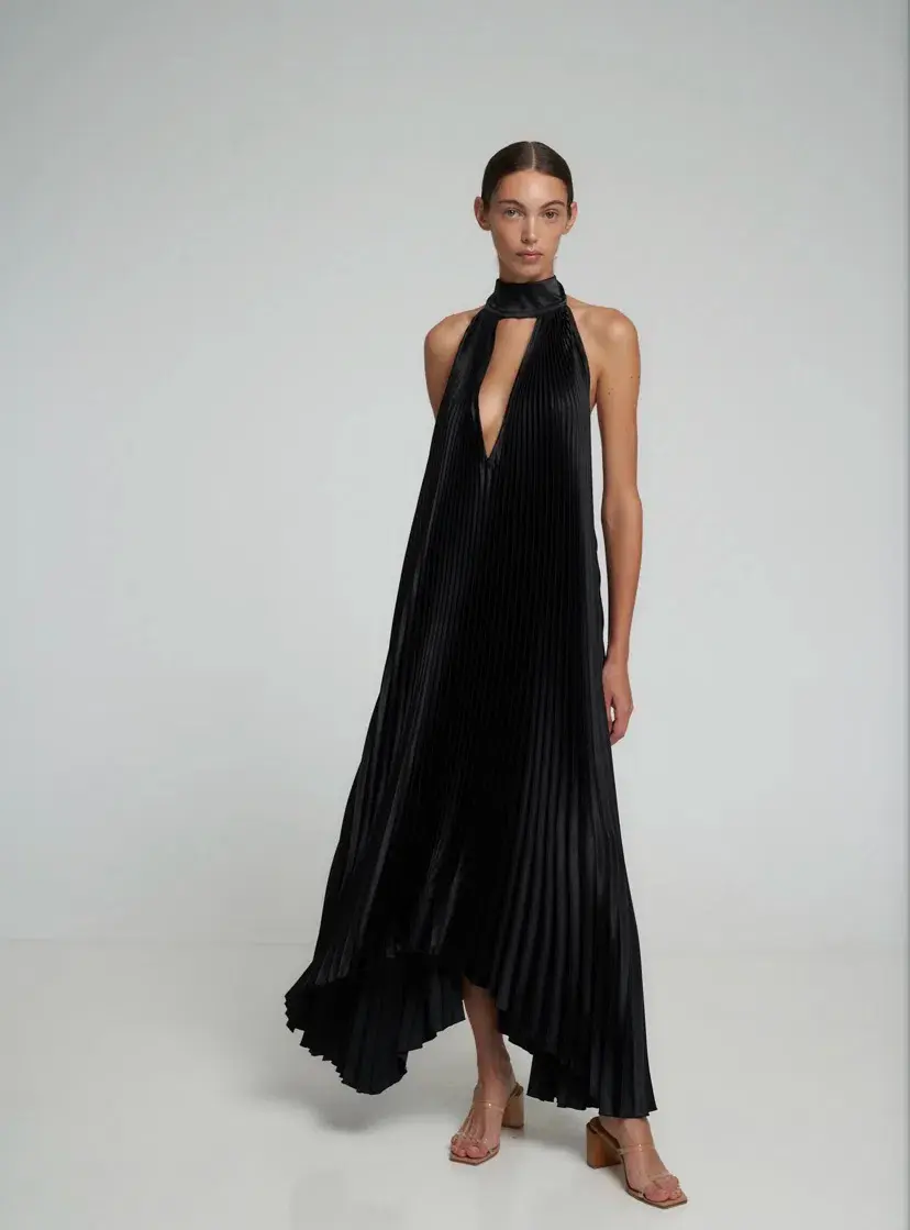 L'Idee Opera Gown Black Size AU 8 - Image 2